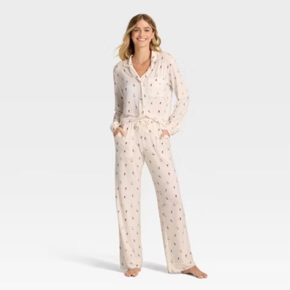 Target Auden Pajama Set with Skier Print